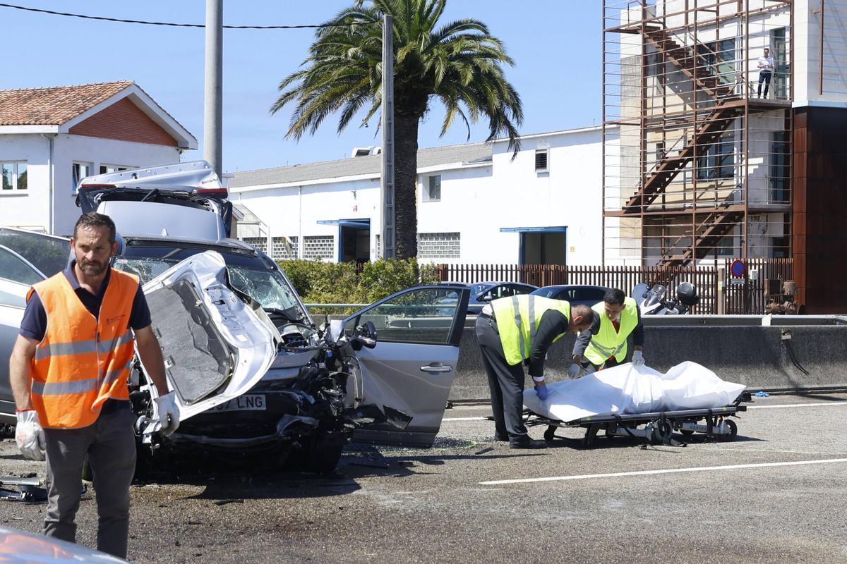 Accidente mortal en Gijón