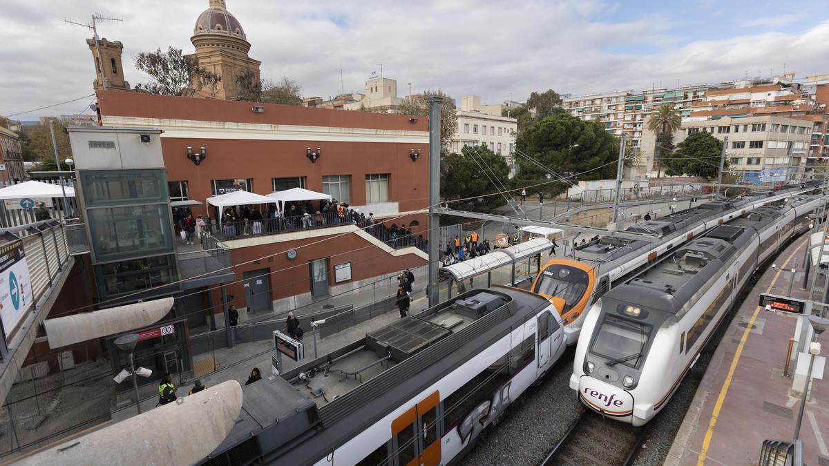 Barcelona jubila la estación de Sant Andreu Comtal (1854), la más antigua de España.