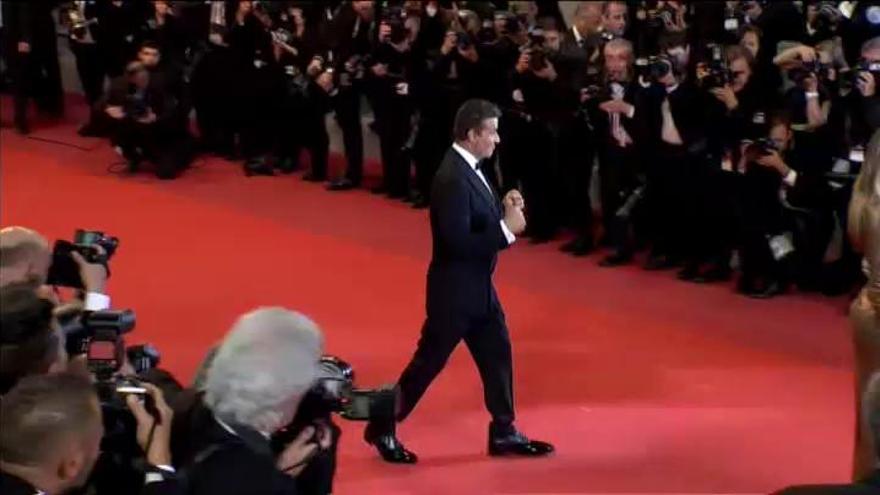 Stallone llega a Cannes para promocionar la nueva entrega de 'Rambo'