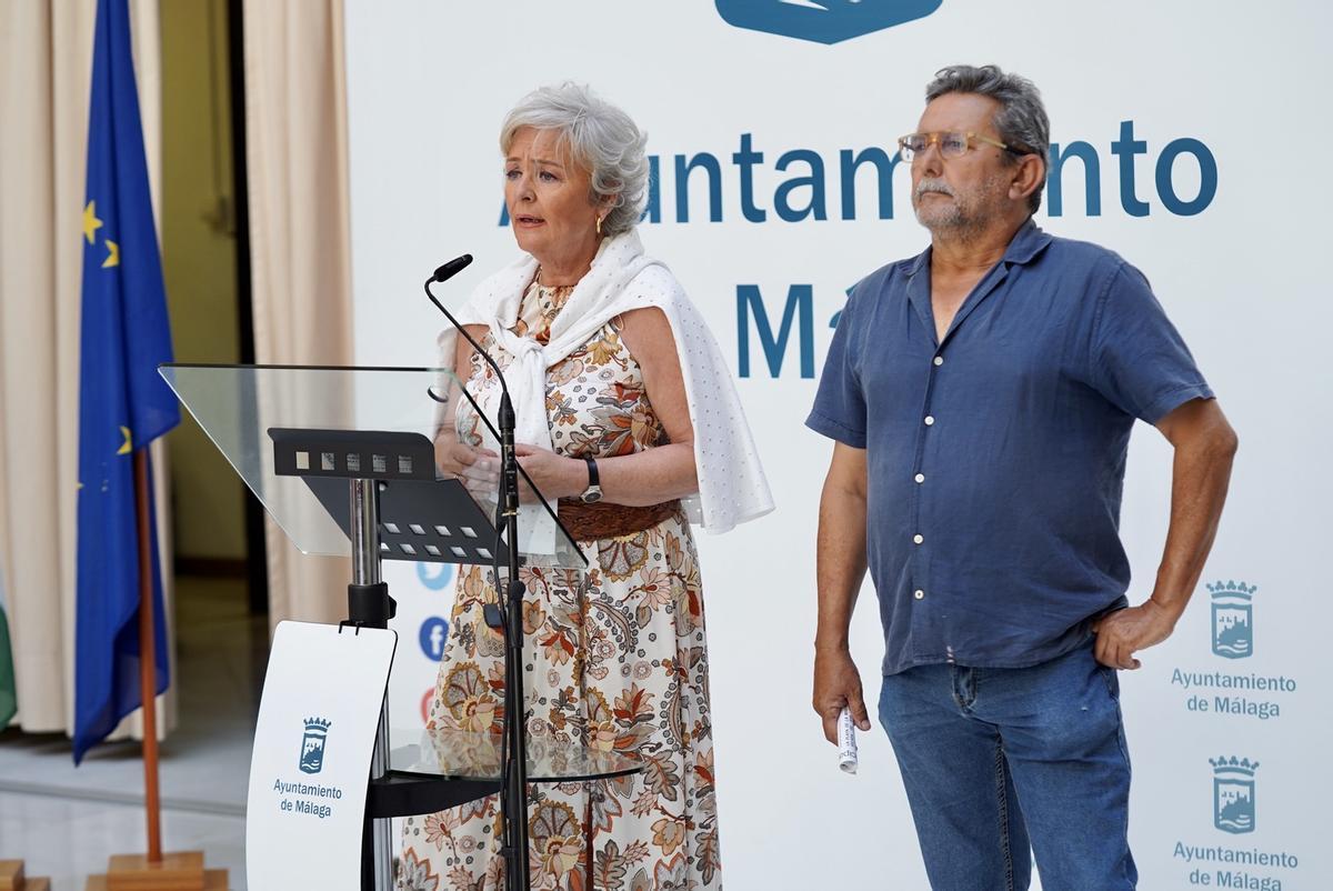 Teresa Porras, en la presentación de los actos previstos para la Noche de San Juan de Málaga.