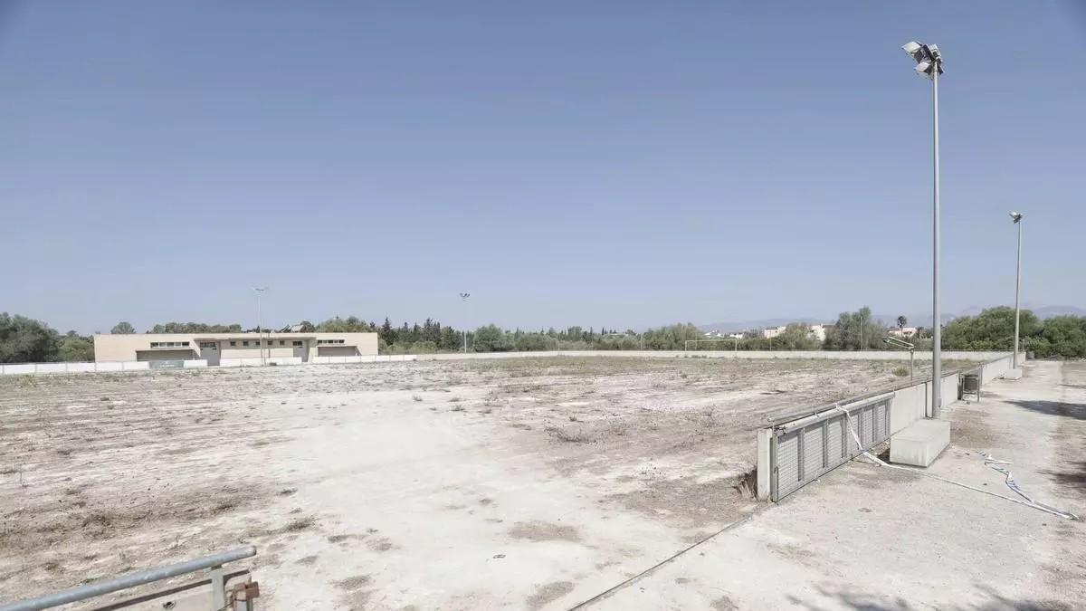 Auf dem ehemaligen Fußballplatz von Pina dürfen nur noch 200 Personen die Sonnenfinsternis beobachten.