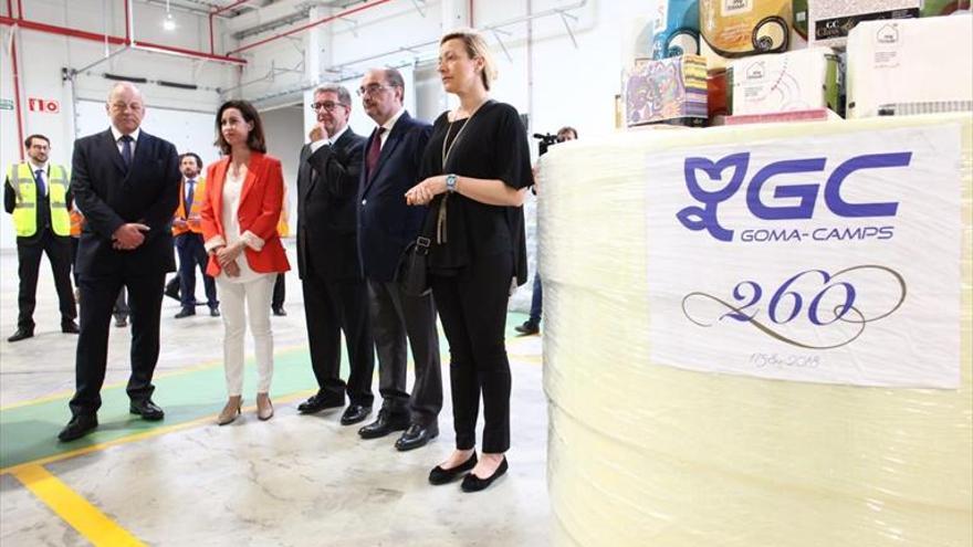 Gomà-Camps pone en marcha una nueva máquina de papel