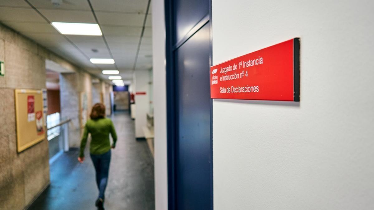 Interior de los juzgados de Cáceres.