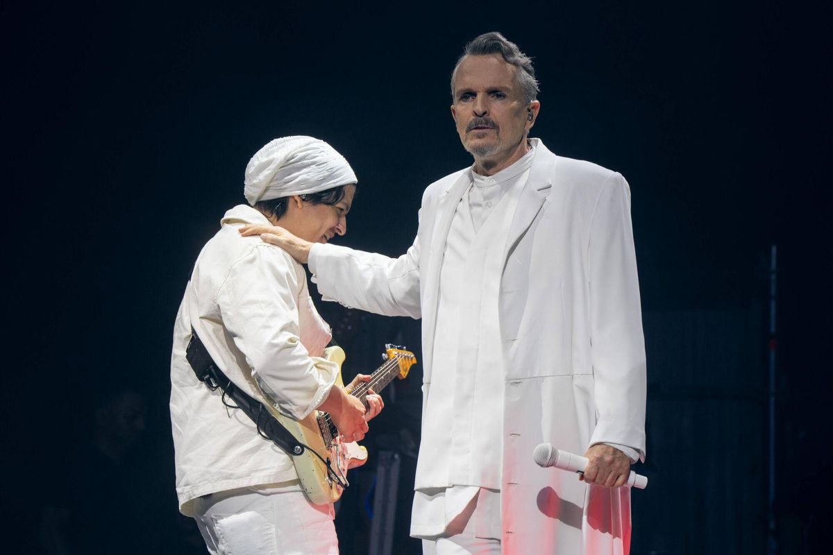Concierto de Miguel Bosé en el Palau Sant Jordi