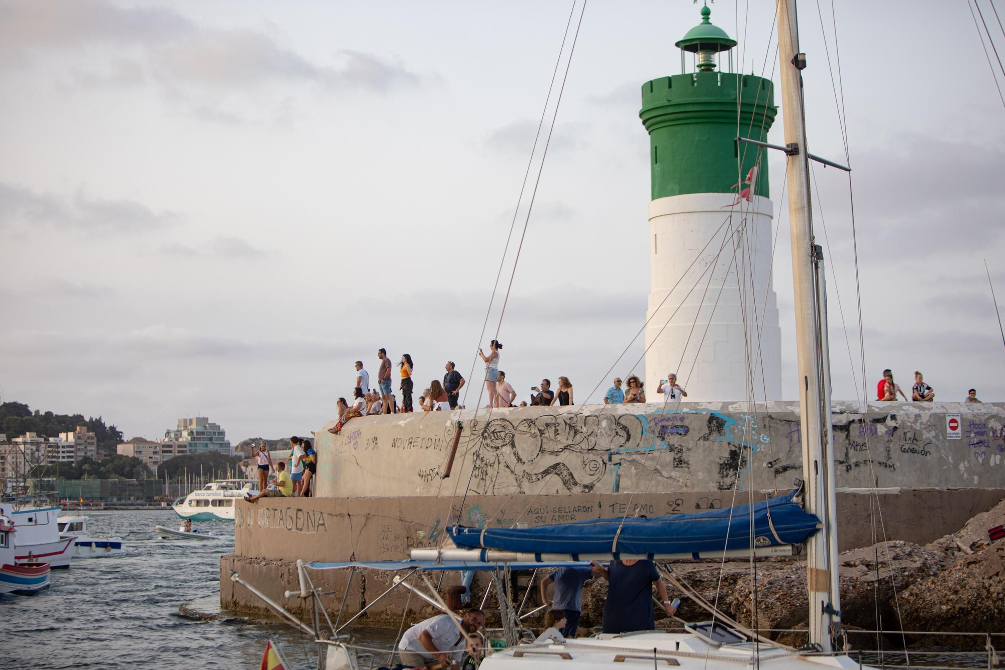 Procesión marítima de la Virgen del Carmen en Cartagena