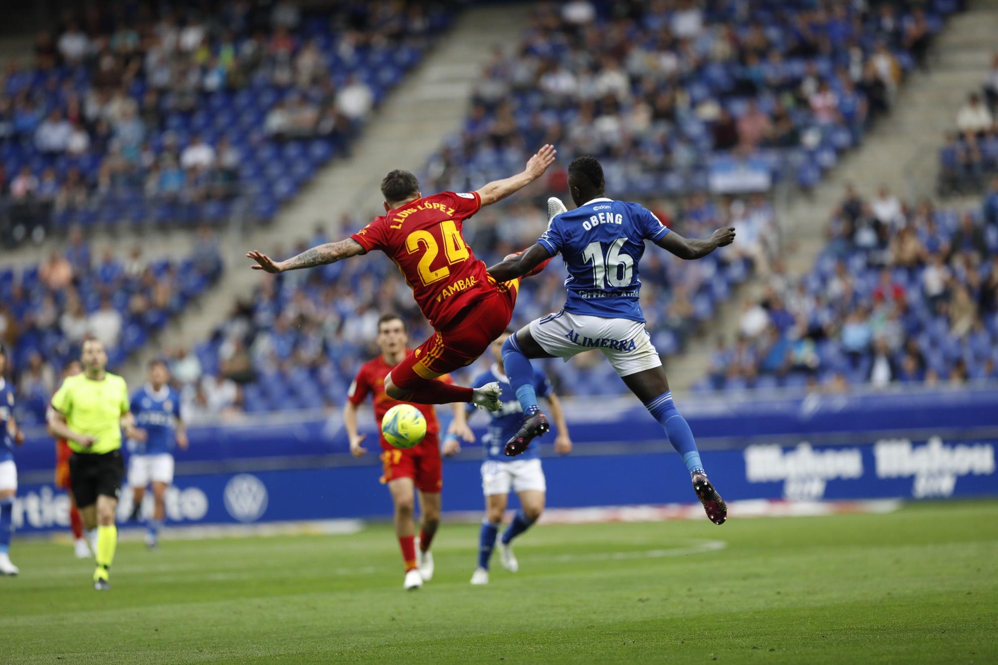 Real Oviedo - Zaragoza, en imágenes