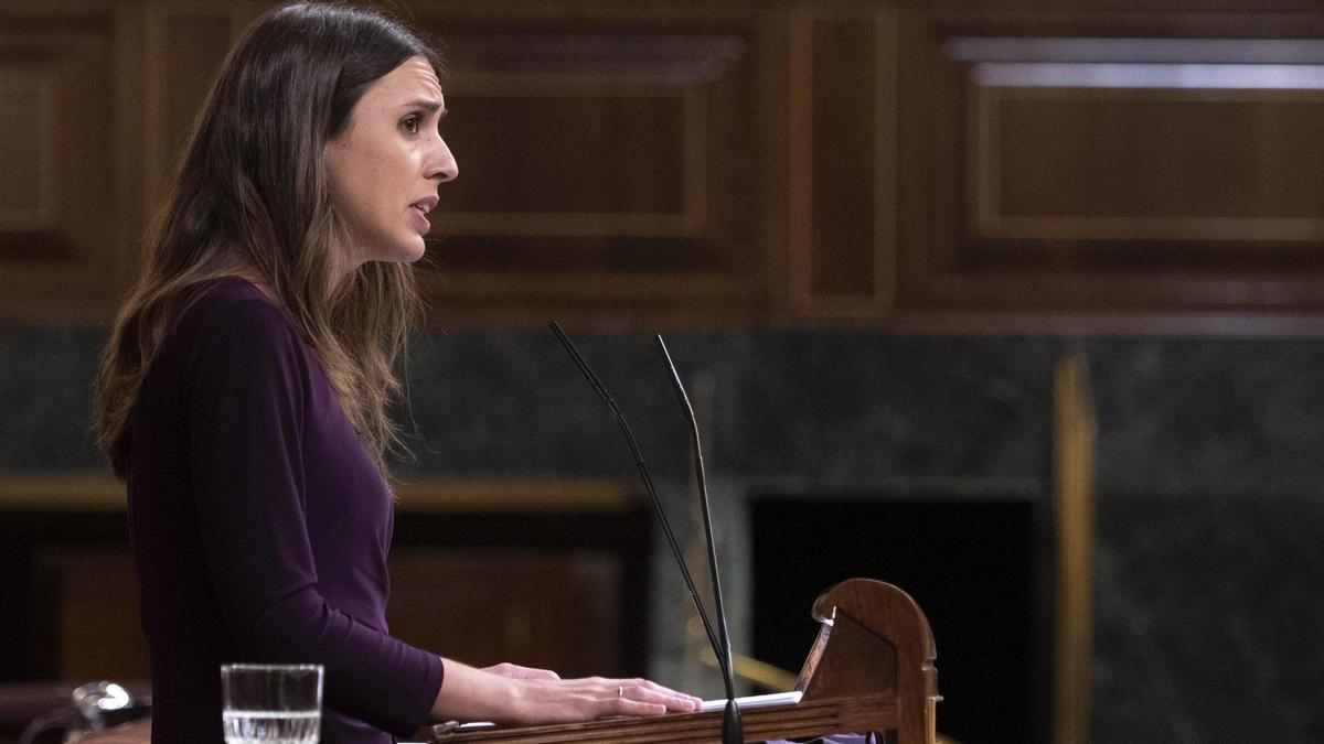 Irene Montero, ministra de Igualdad.