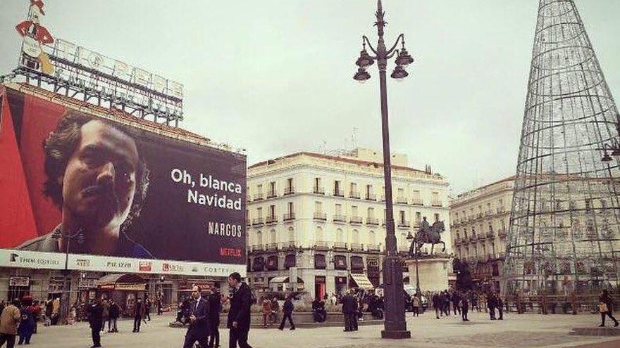 El cartel de la Puerta del Sol