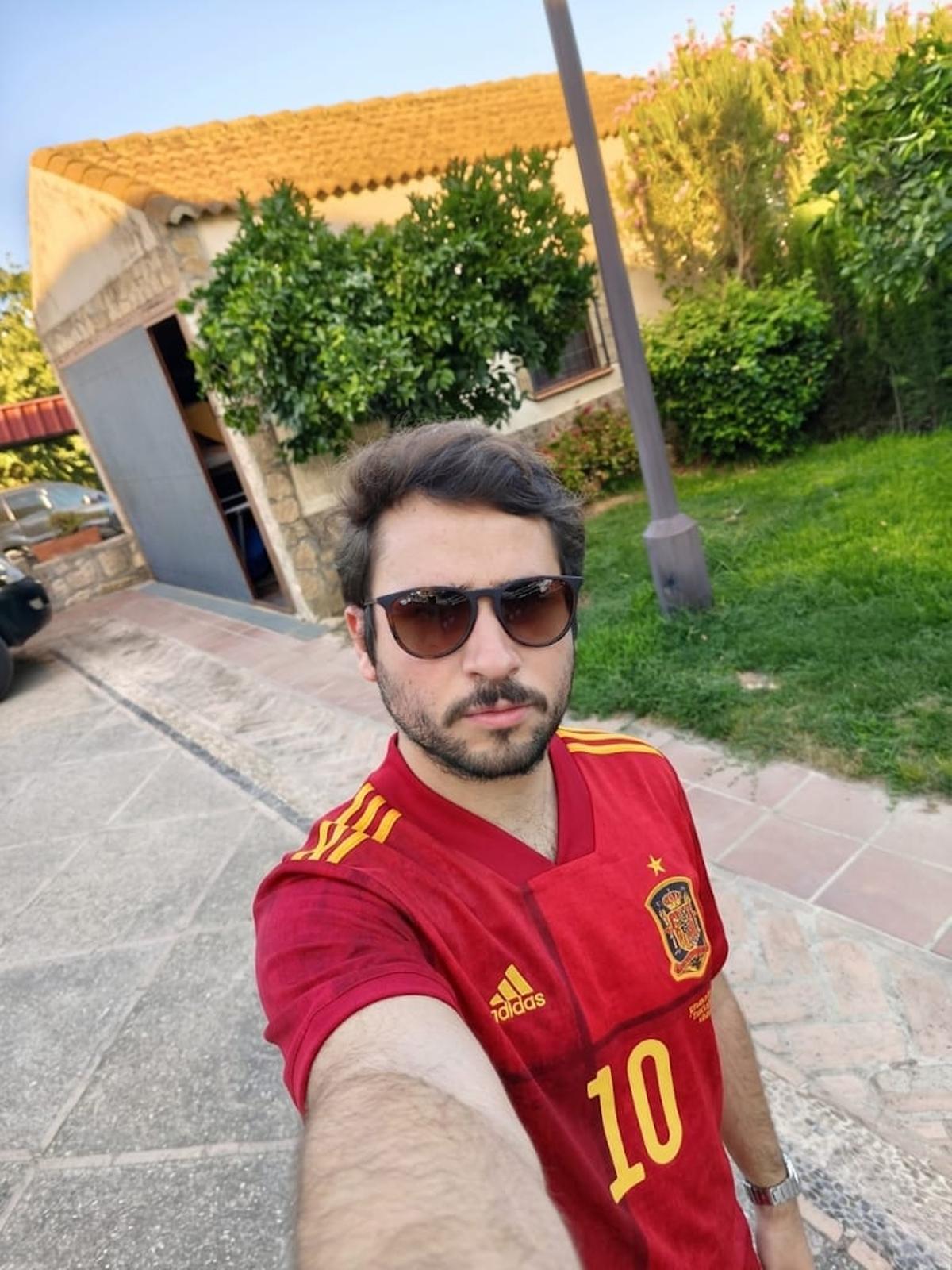 José Cabello también disfruta de este Mundial apoyando a la selección.