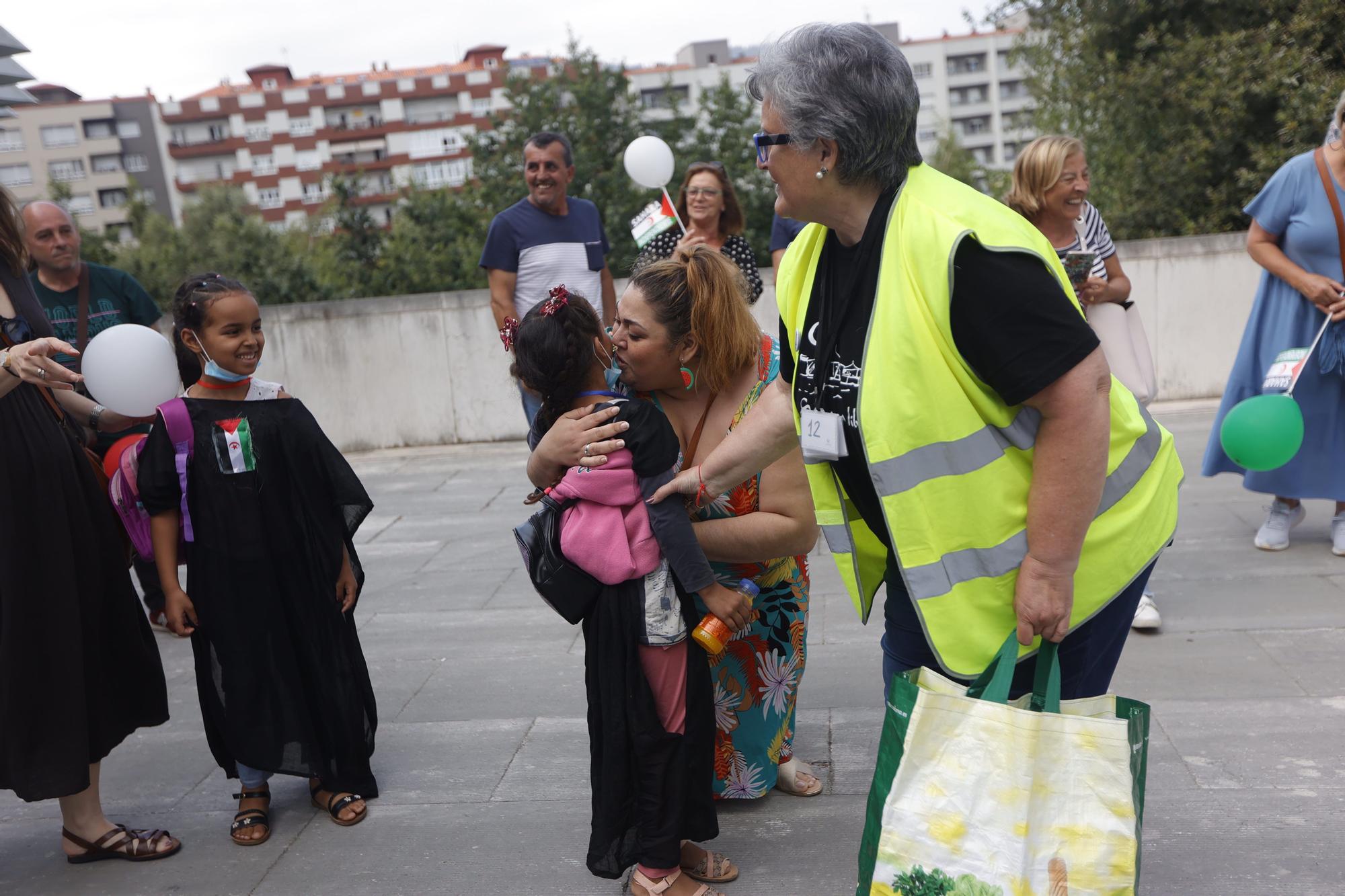 En Imágenes: La llegada de los niños saharauis vuelven a Asturias entre "emoción y nervios"