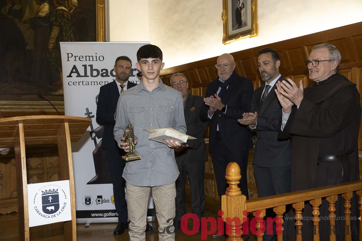 Entrega de los premios Albacara en Caravaca