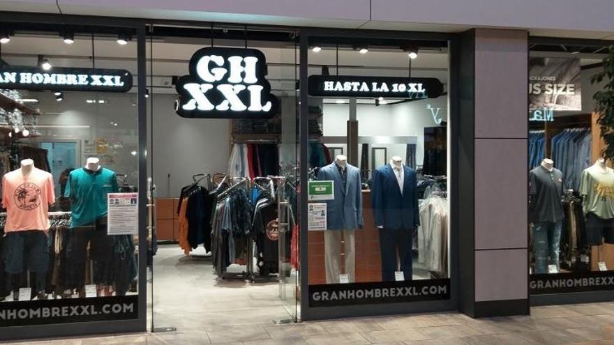 La tienda Gran Hombres XXL.