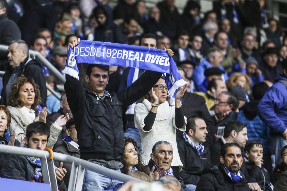 El partido entre el Real Oviedo y el Lugo, en imágenes