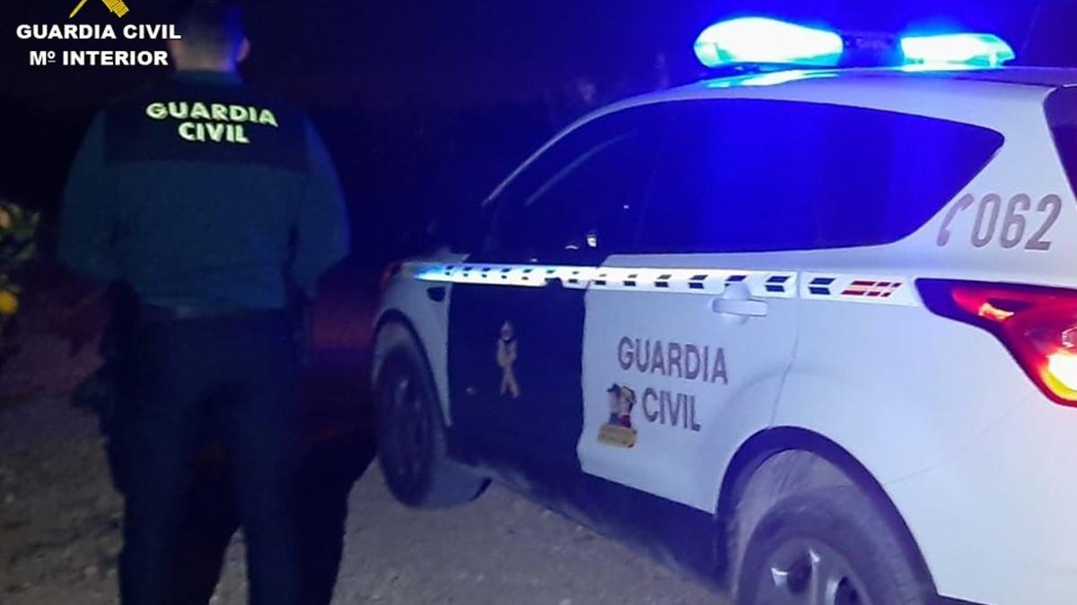 Una imagen de un agente de la Guardia Civil en Alicante