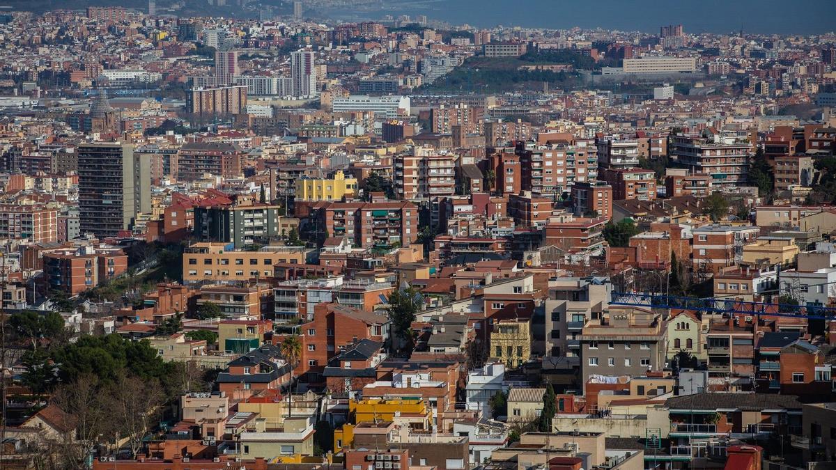 Viviendas en la ciudad de Barcelona.