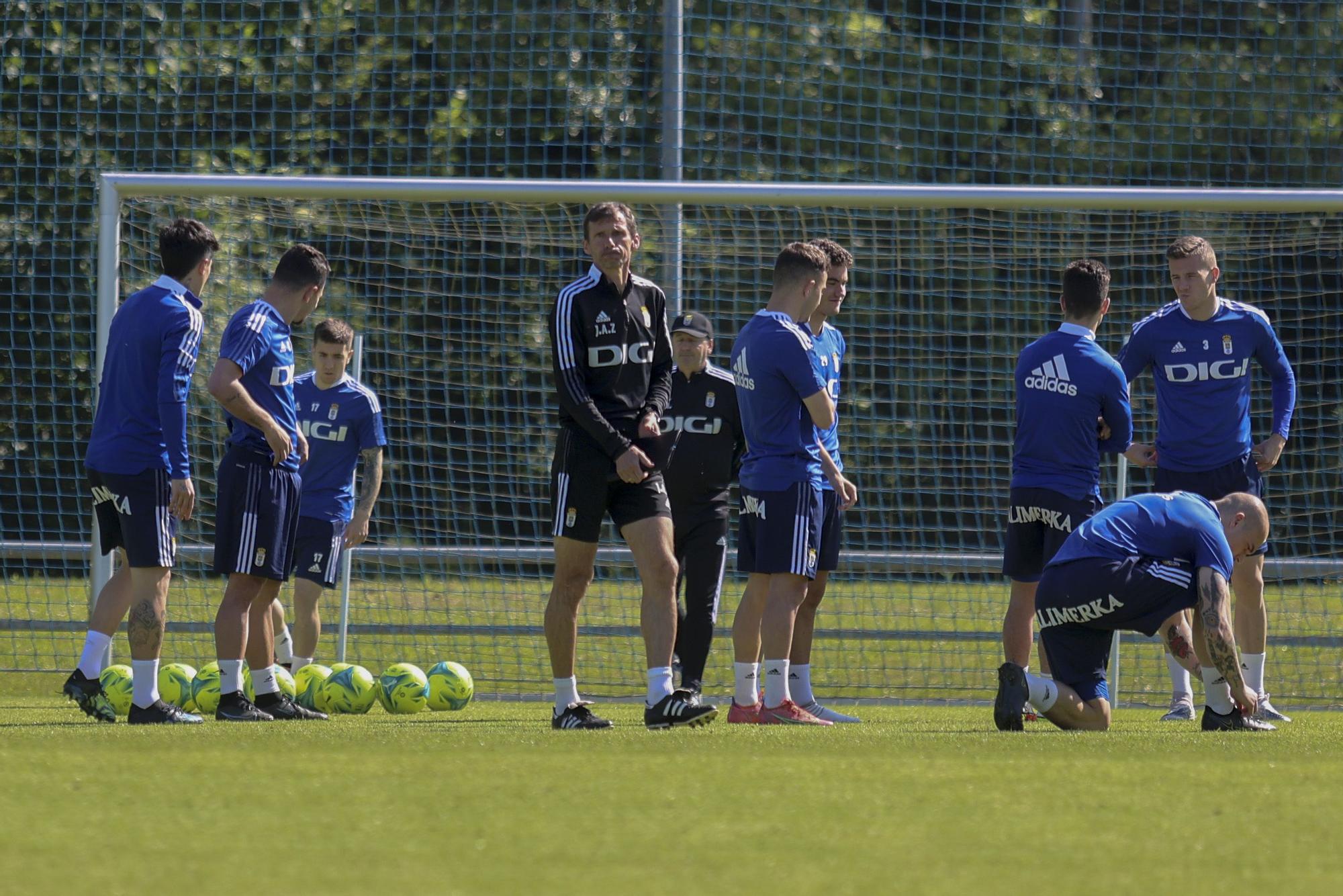 Las imágenes del entrenamiento del Oviedo