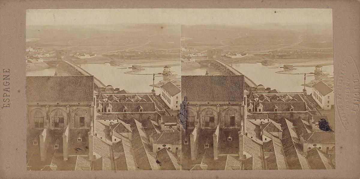 Panorama de Córdoba desde la Mezquita en 1858