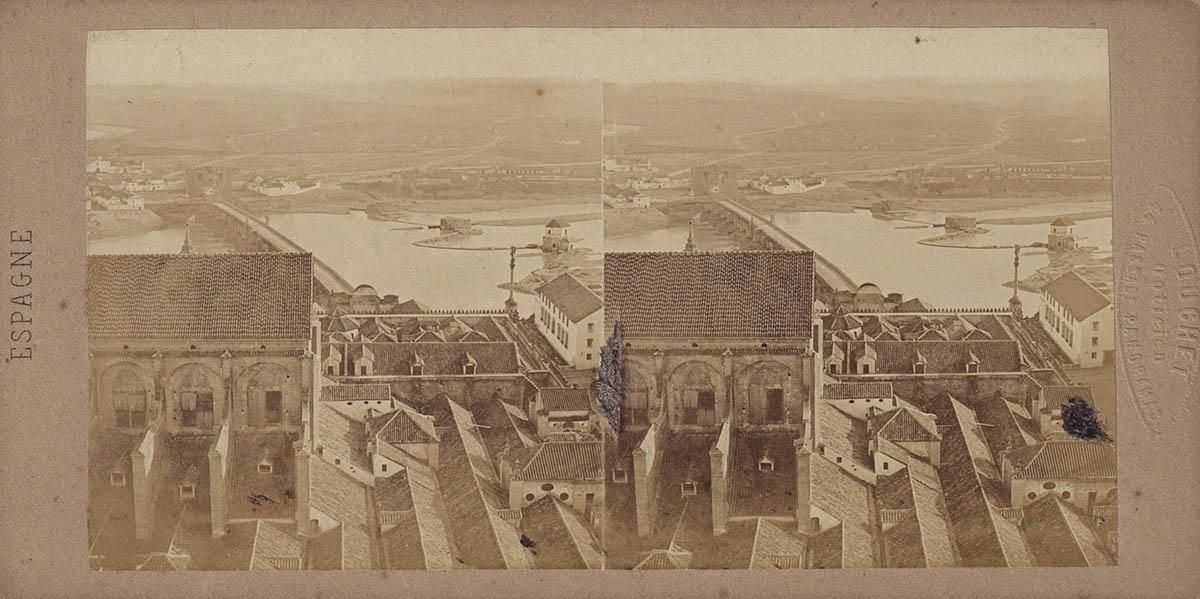 Panorama de Córdoba desde la Mezquita en 1858