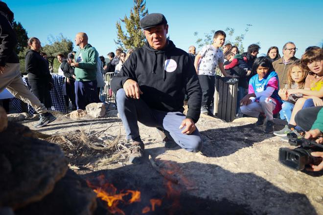 El encendido de sa Sitja de Corona, en imágenes