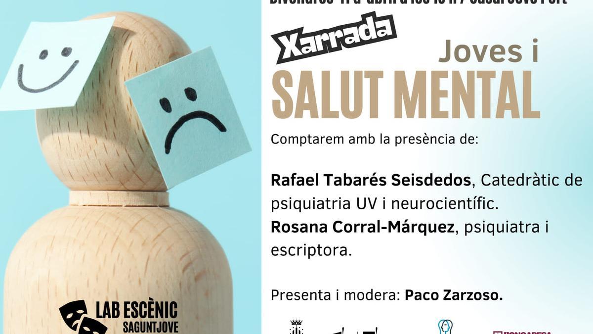 Cartel anunciador de la charla.