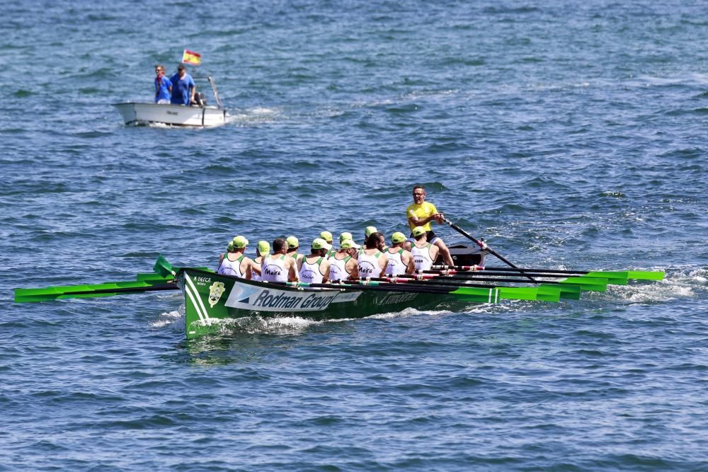 El equipo local se hace con la victoria en la Bandera Concello de Vigo. Ares y Puebla acechan el liderato de Samertolaméu en un día de locos con viento cambiante.