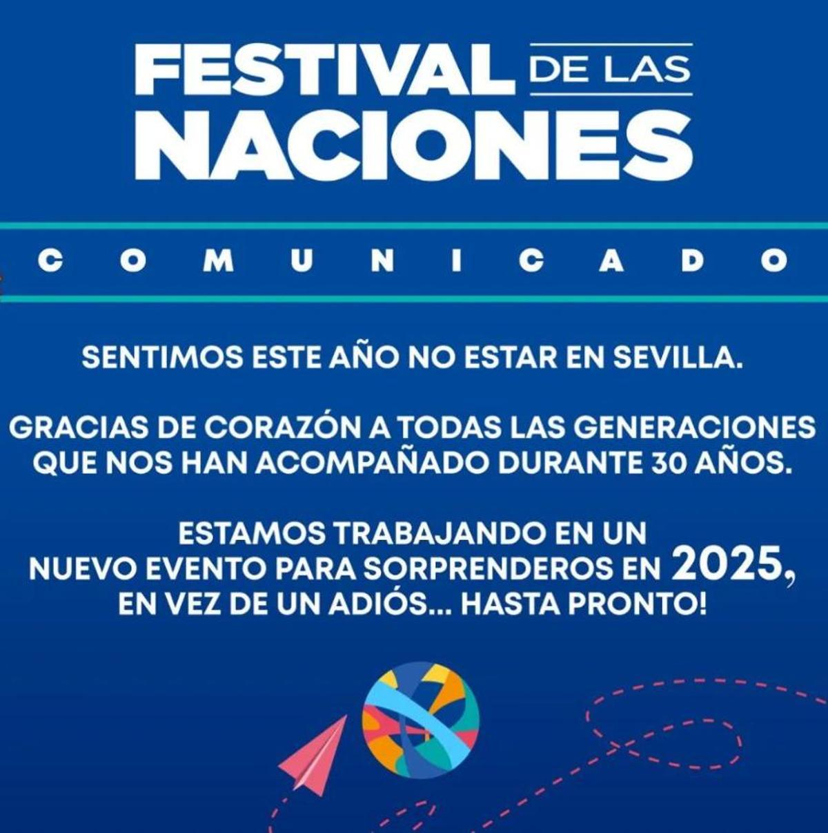 Comunicado del Festival de las Naciones