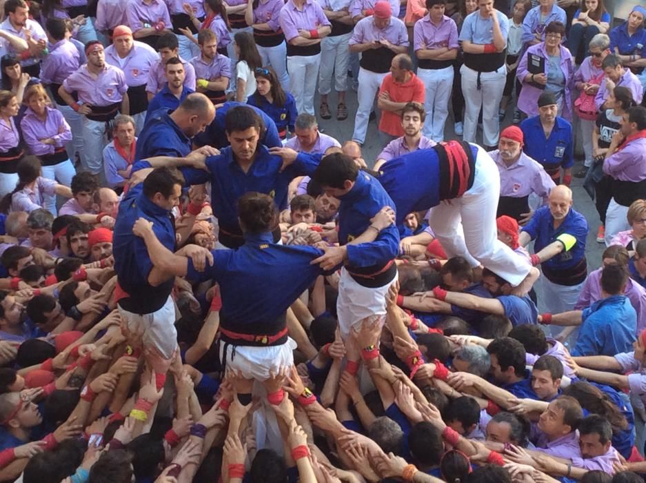 Diada castellera de la Patum a Berga