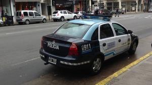 Un coche de la policía argentina.