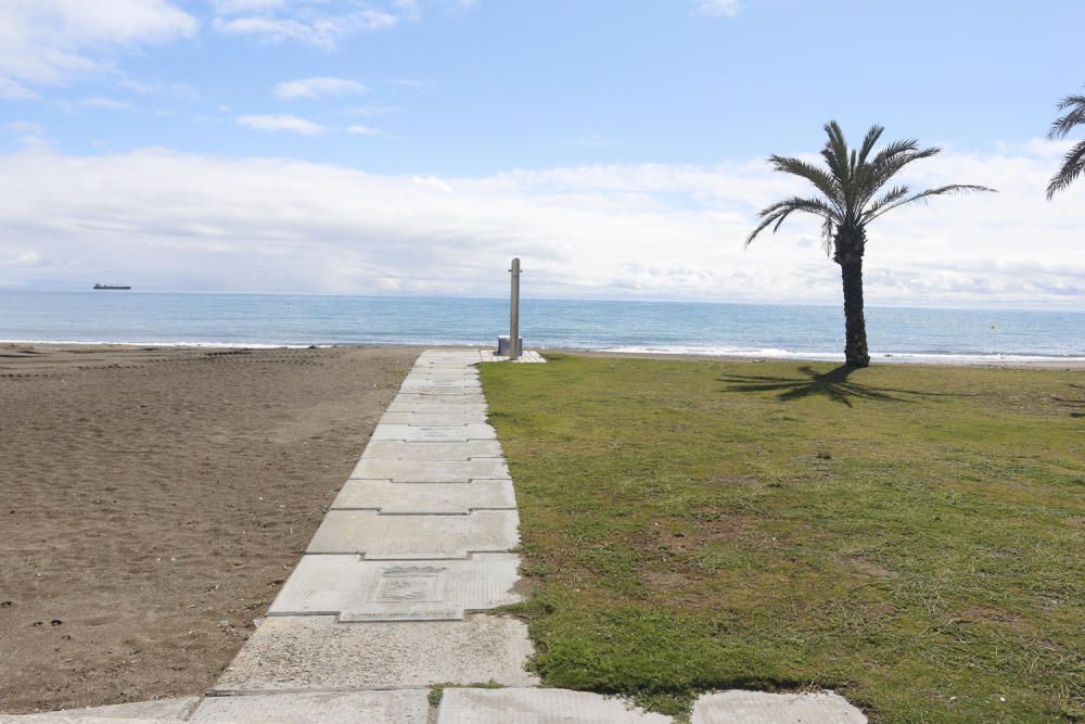 Playas cerradas en Málaga en el inicio de la primavera