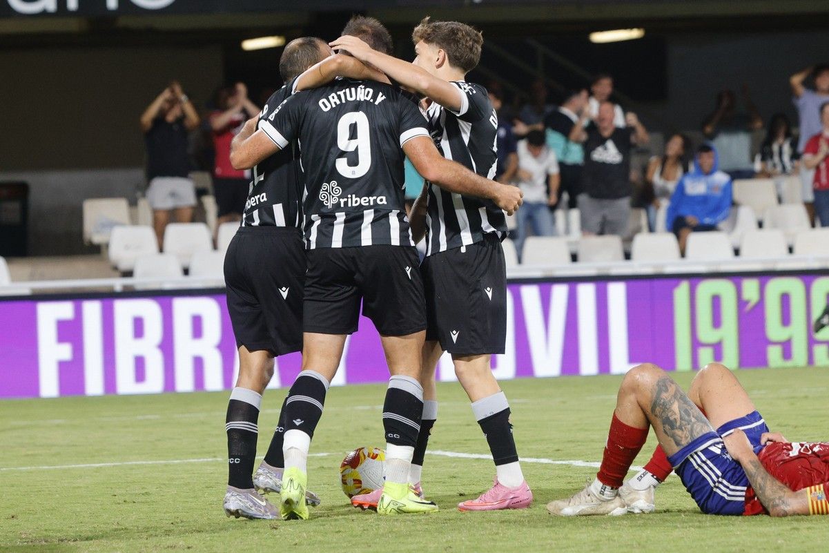 La victoria del FC Cartagena sobre el Tarazona, en imágenes