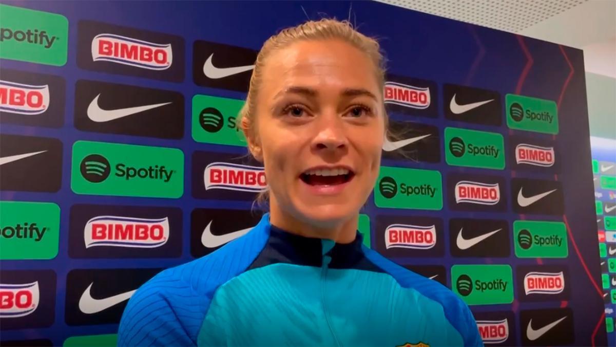 Rolfö habló en el Media Day antes del partido ante el Bayern en el Camp Nou