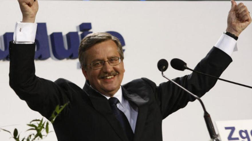 El nuevo presidente polaco, Bronislaw Komorowski.