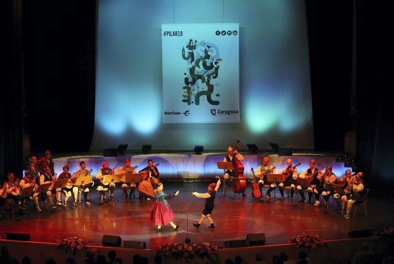 Certamen infantil de jota aragonesa en el Auditorio de Zaragoza