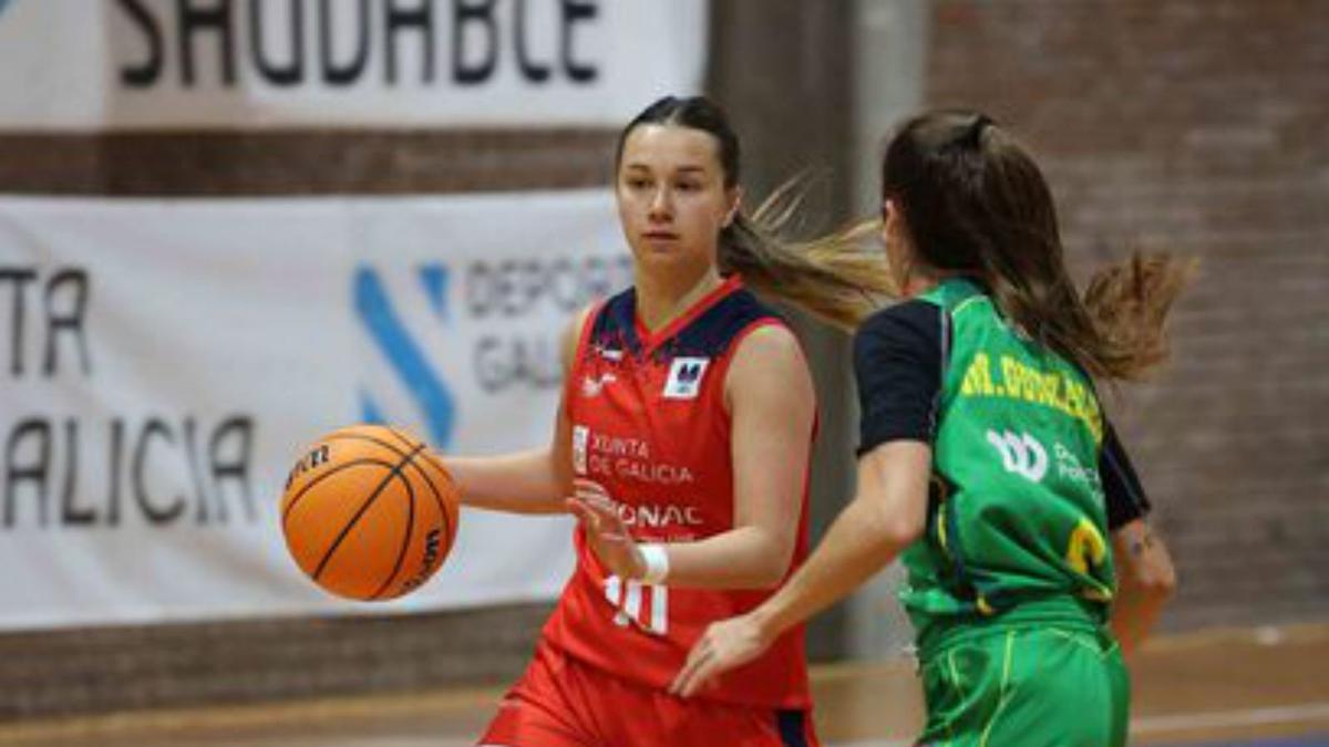 Josefina Zeballos, en un partido de Maristas la pasada temporada.