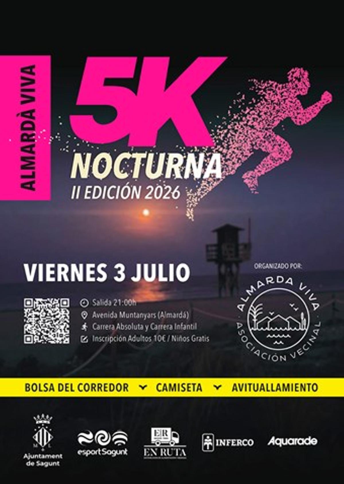 Cartel de la prueba.
