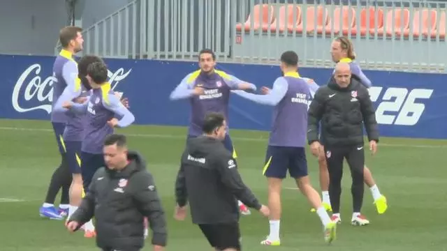 El Atlético de Madrid inicia el primer entrenamiento de 2026 en Majadahonda