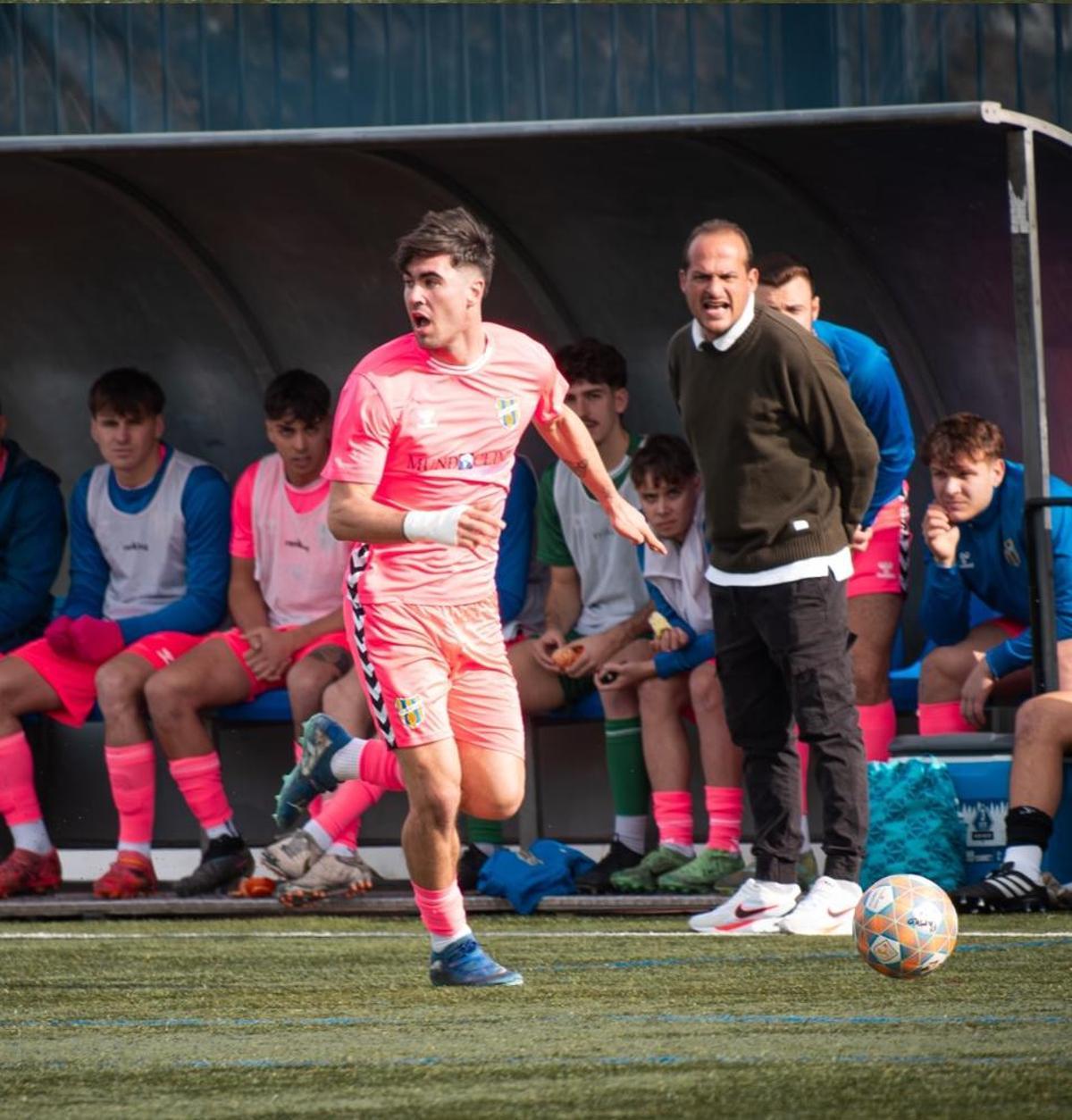 Mármol en un dels dos partits que ha dirigit el Palamós fins ara