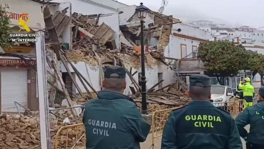 Se desploma edificio de dos plantas en Alcalá de los Gazules (Cádiz) sin que haya heridos