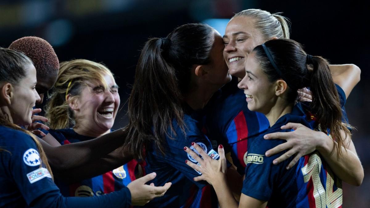 Manita del Barça femenino