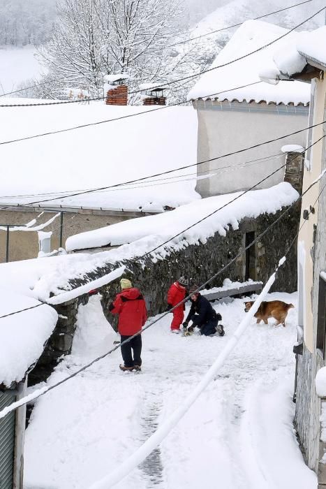 Temporal de nieve en Pajares