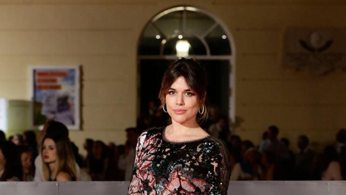 Adriana Ugarte, en la alfombra roja del Festival de Cine de Málaga