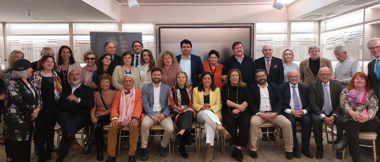 Participantes en el acto promocional de la mancomunidad.