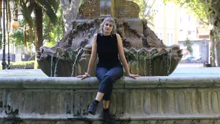 "Estoy obsesionada con los geranios, así que los patios son un lugar especial para mi"