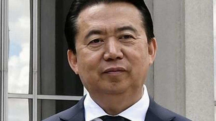 El president d&#039;Interpol, Meng Hongwei.