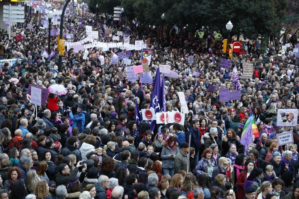 La manifestación, en imágenes