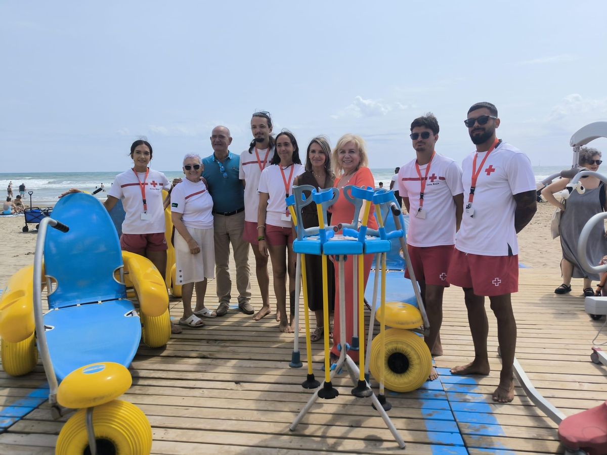 Simulacro en las playas de València