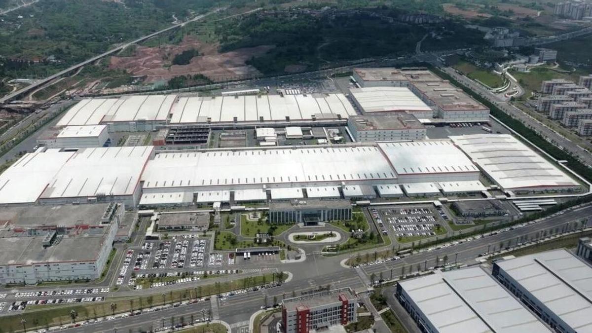Factoría de baterías de CATL en la ciudad china de Yibin