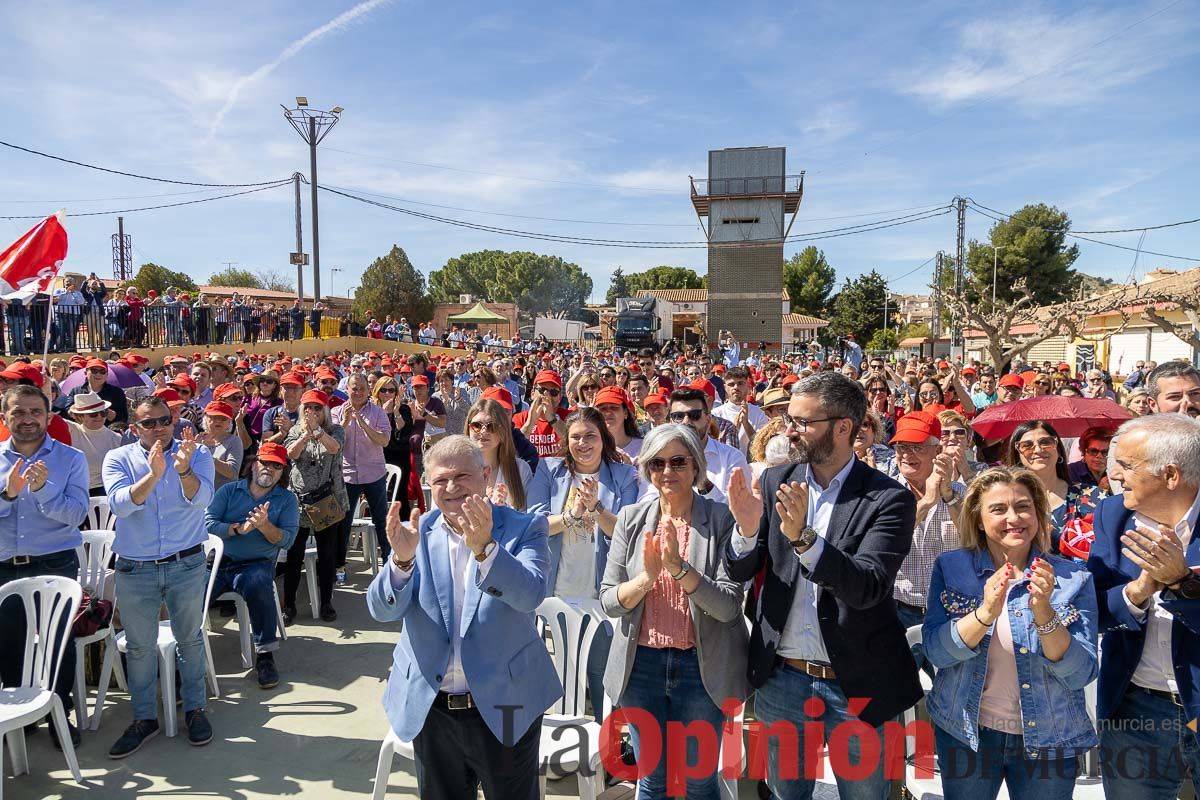 Presentación de José Vélez como candidato del PSOE a la presidencia de la Comunidad