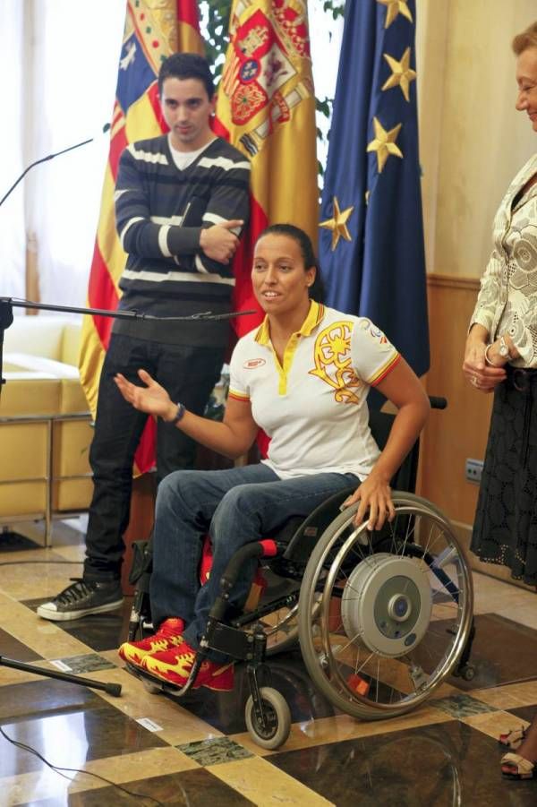 Fotogalería: Recibimiento a los paralímpicos aragoneses