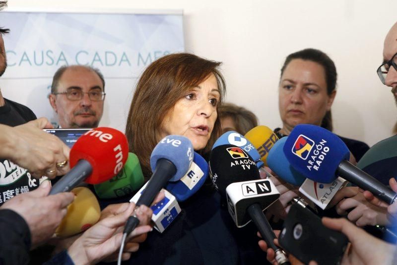 Visita de la ministra de Sanidad al Hospital Infantil de Zaragoza